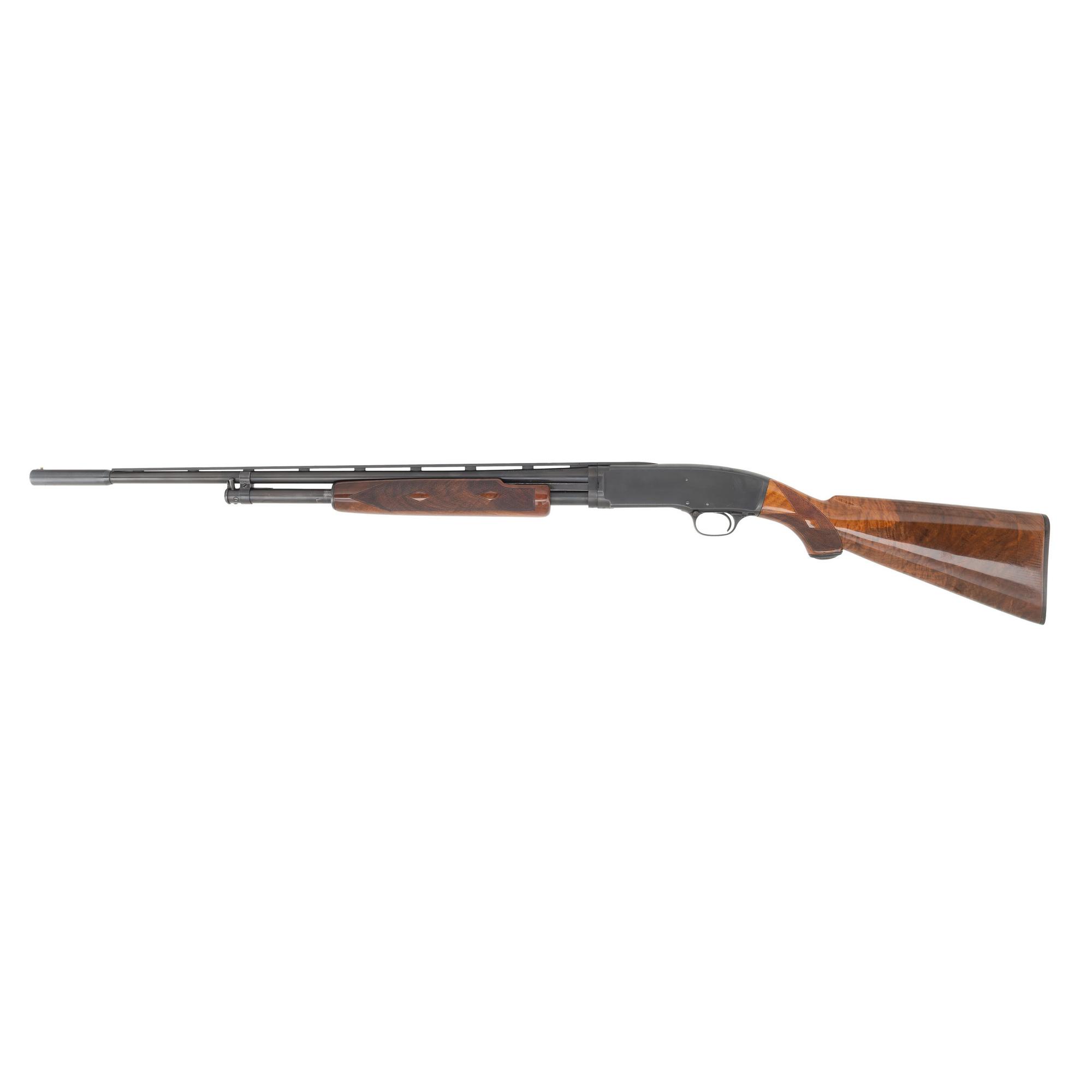 **Winchester Model 42 with Deluxe Wood, Simmons Rib, and Weighted Muzzle