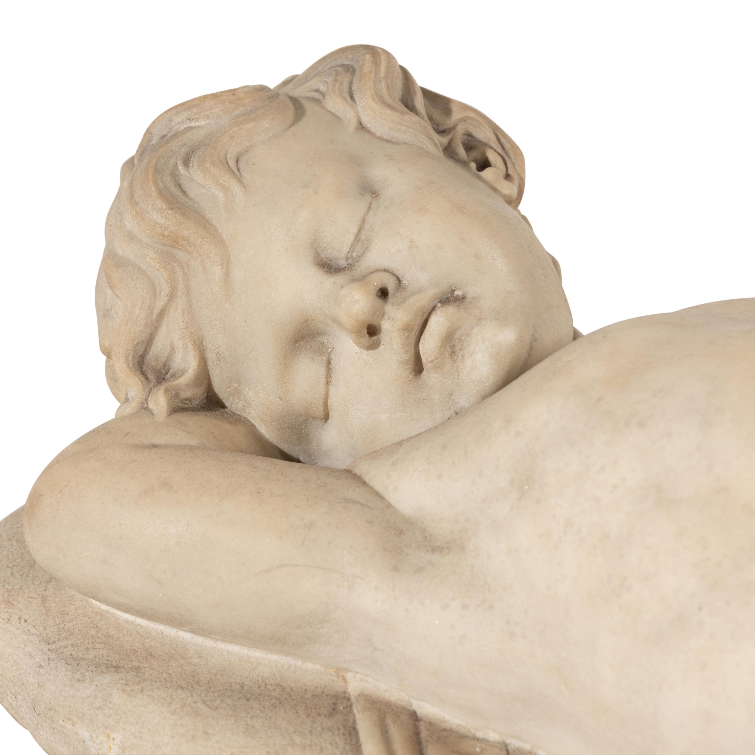 A Composition Figure of a Sleeping Child