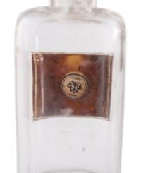 Four Glass Apothecary Bottles