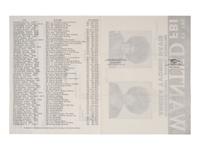 [CIVIL RIGHTS] -- [DAVIS, Angela Yvonne (b.1944 )]. Wanted by the FBI: Interstate Flight - Murder, Kidnaping [ sic ]. Washington, D.C.: Federal Bureau of Investigation, 18 August 1970.