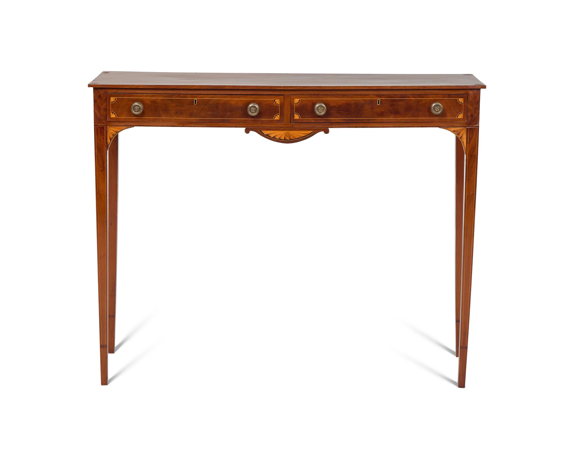A Federal Inlaid Mahogany Server
