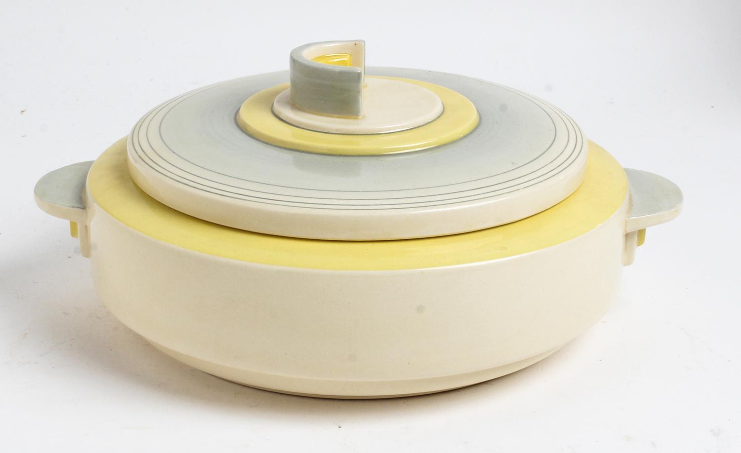 A Royal Doulton Covered Casserole Width 10 inches