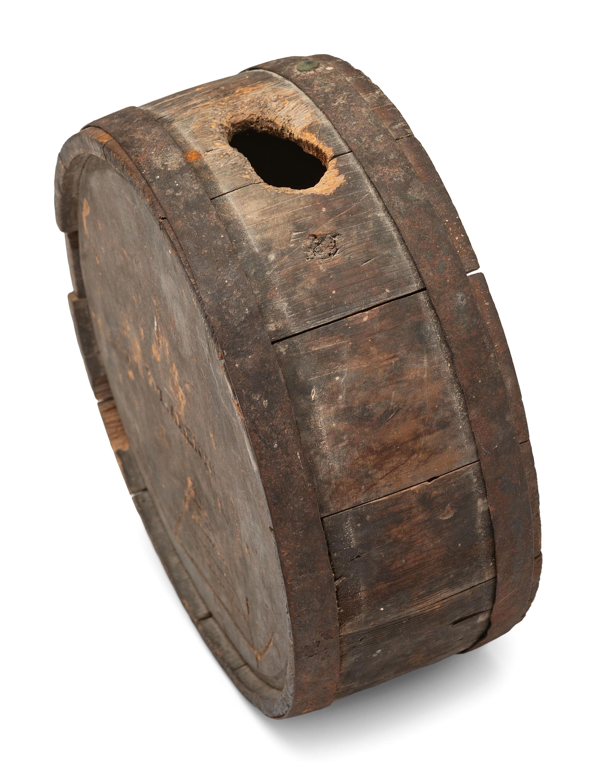 [WAR OF 1812]. New York State Militia canteen. Ca early 19th century.