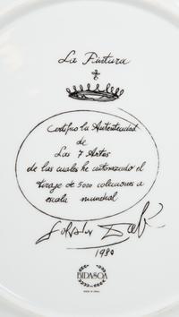 Five Continental Salvador Dali-Themed Porcelain Plates