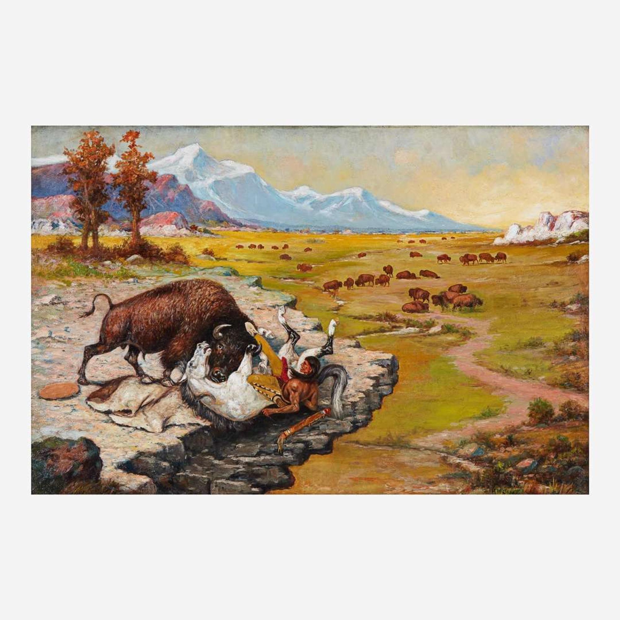Henry H. Cross (American, 1837-1918) Perils of the Chase