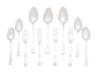 A Collection of Irish Silver Flatware Articles