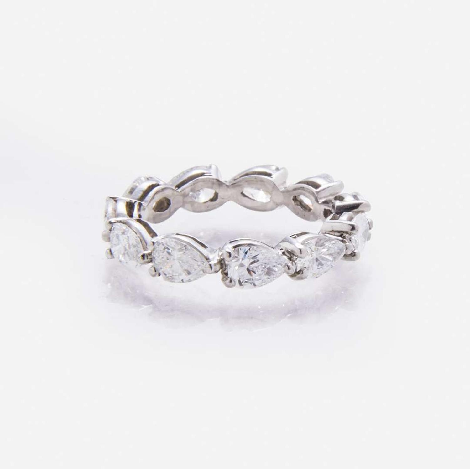 A Platinum and Diamond Eternity Band