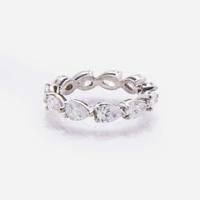 A Platinum and Diamond Eternity Band