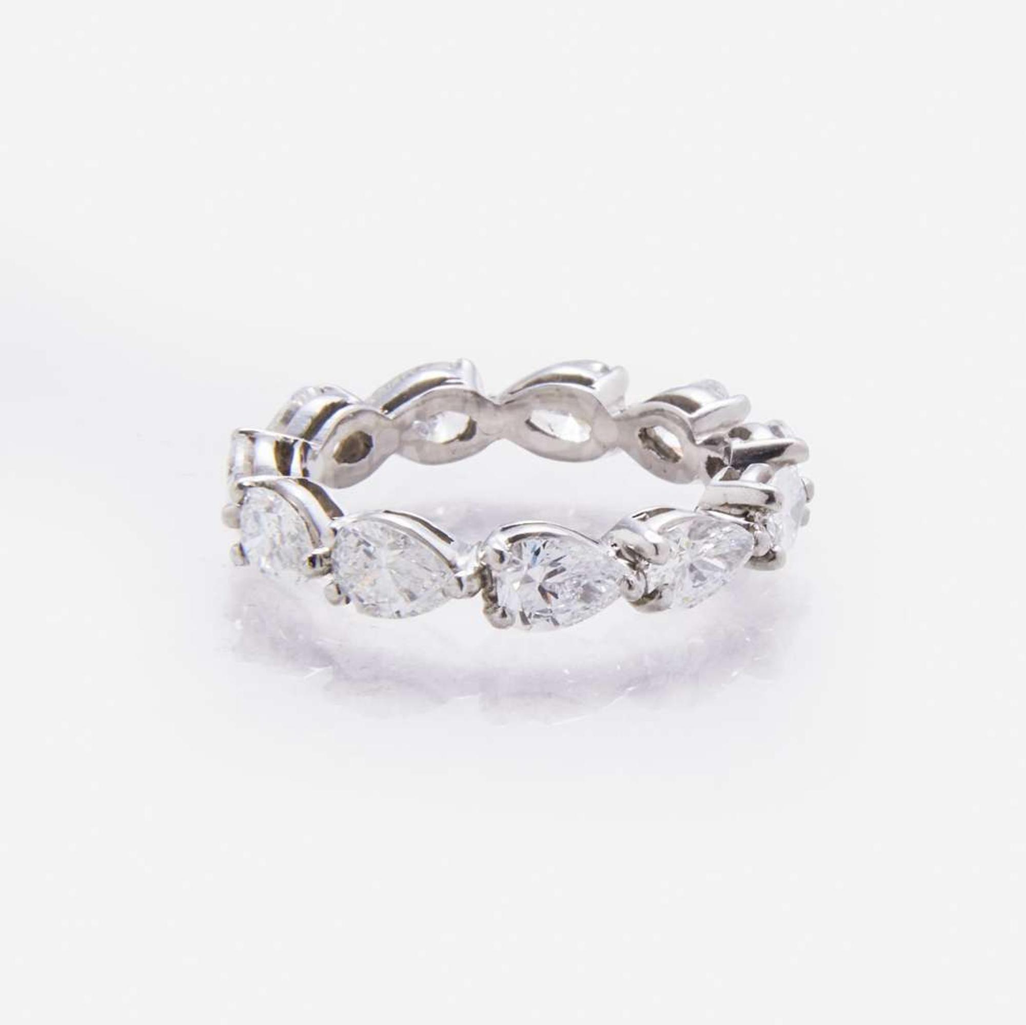 A Platinum and Diamond Eternity Band