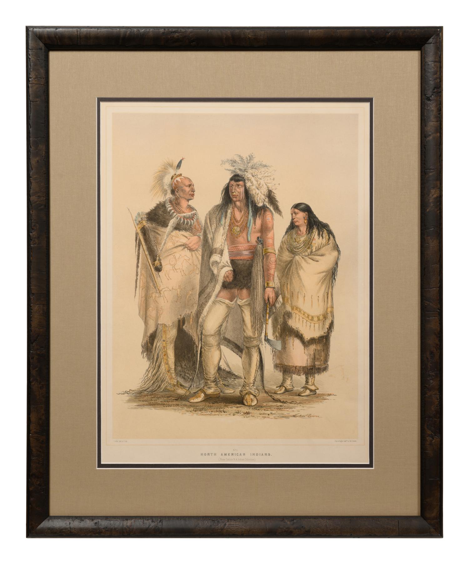 Two George Catlin Etchings