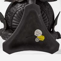 A Wedgwood Black Basalt Tripod Vase and Cover UK, early 19th century