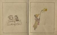 Greenaway, Kate, and Frederick Locker-Lampson. Illuminated Manuscript of "Cradle Verses"