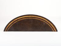 An Adam Style Demilune Mahogany Console Table