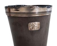 Five Silver Mounted Coconut Wares