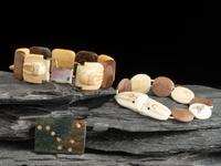 Inuit Carved Watch Bands and PIn
