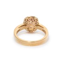 JASON DOW, PINK SAPPHIRE AND DIAMOND RING