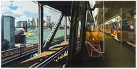 Richard Estes, (American, b. 1932), D Train, 1988