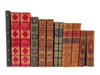 [BINDINGS]. A group of 8 works finely bound, comprising: