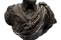 A Continental Bronze Bust of Henry IV on Marble Socle