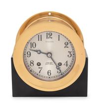 A Chelsea Brass Ship's Bell Clock