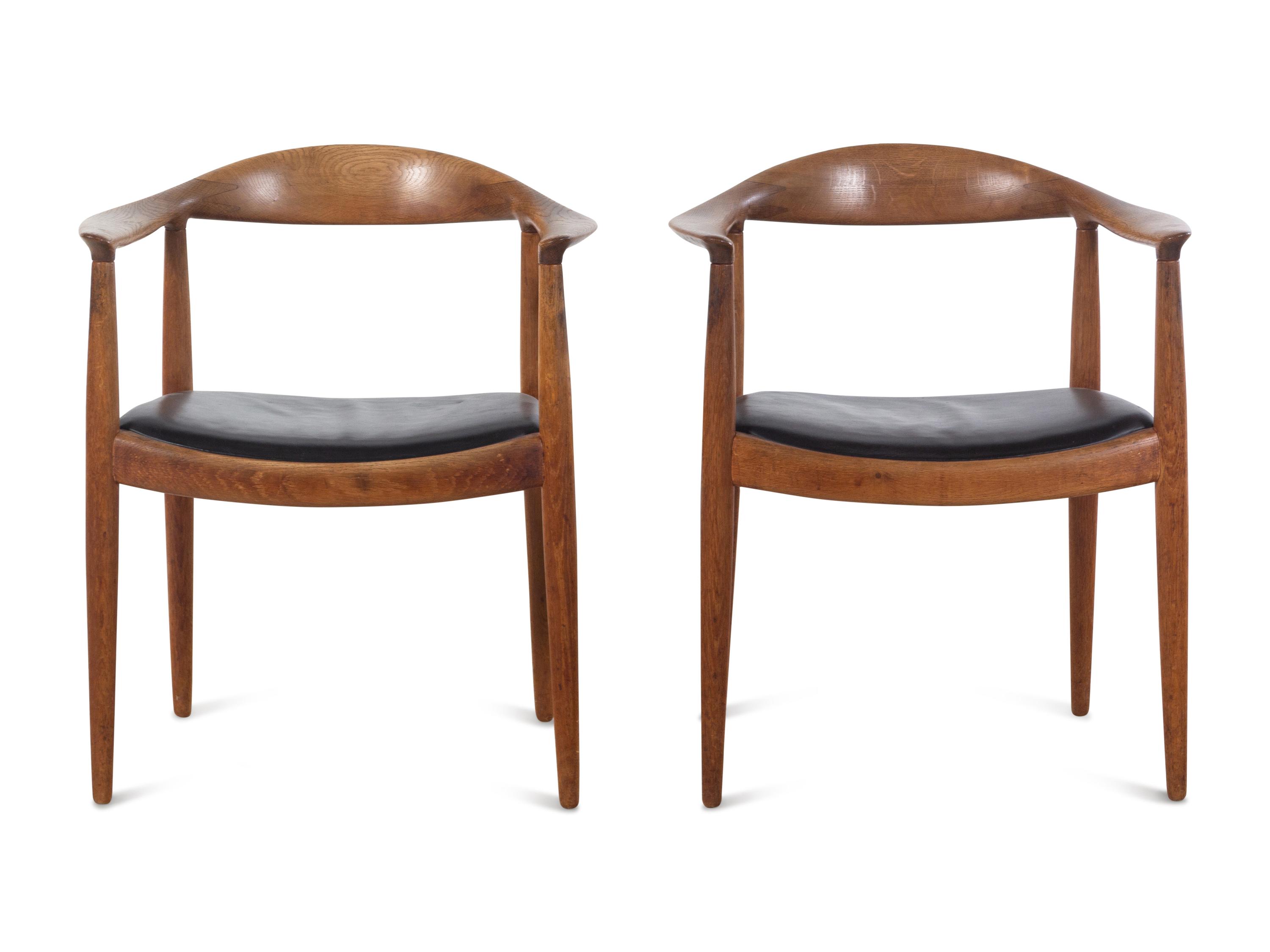 Pair of The Chairs, c. 1959 Johannes Hansen, Denmark