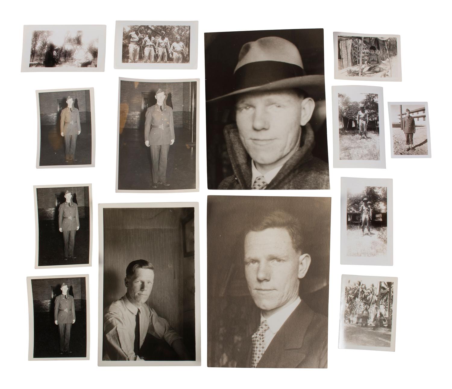 [WORLD WAR II]. Footlocker and archive of Lt. John C. Stiles, radio officer for the 5 AF.