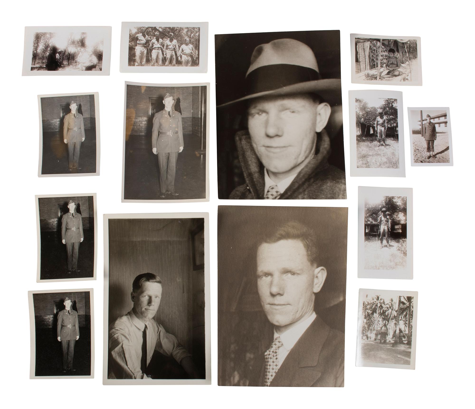 [WORLD WAR II]. Footlocker and archive of Lt. John C. Stiles, radio officer for the 5 AF.