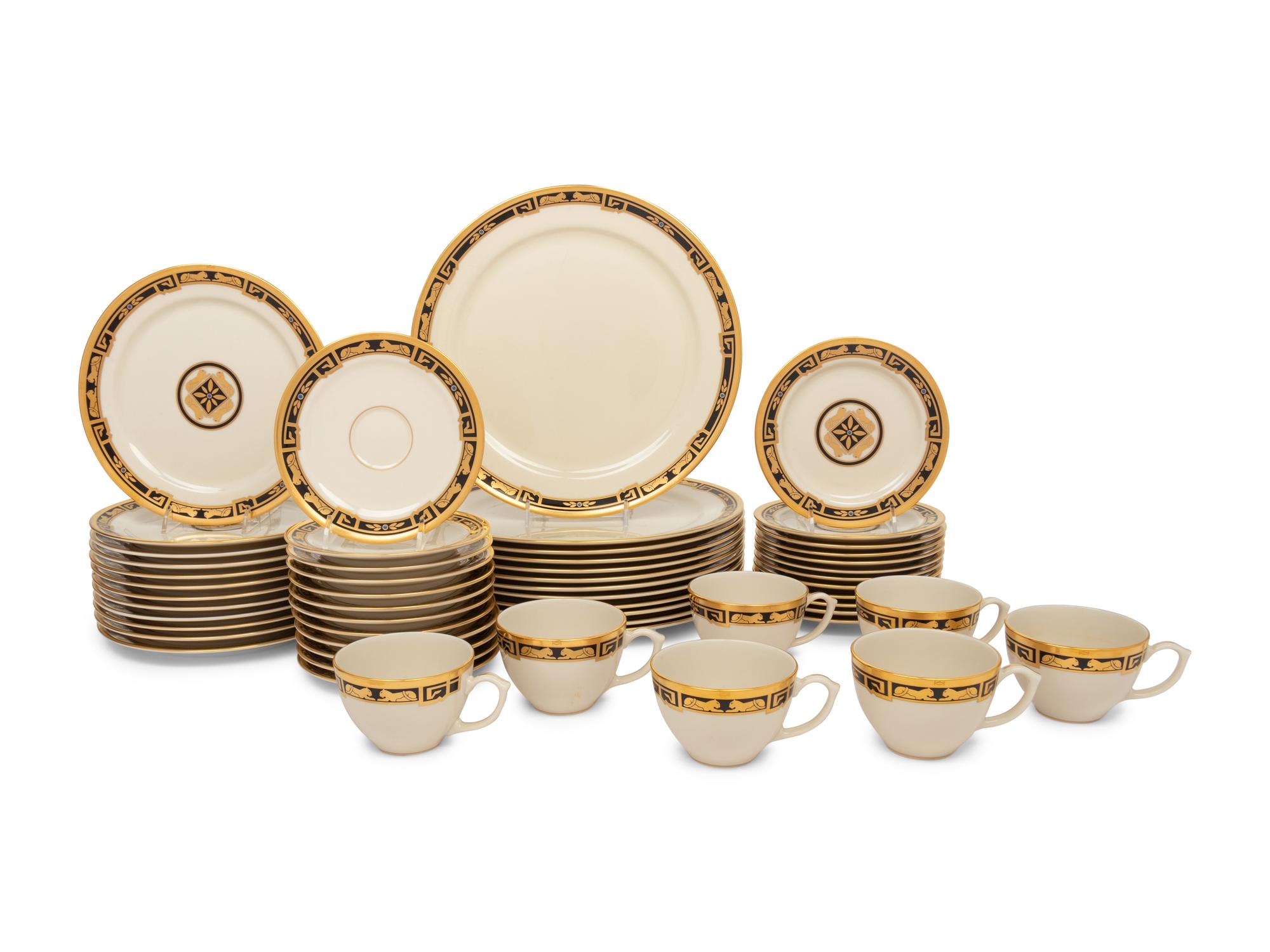 A Cartier La Maison de l'Art Deco Dinner Service