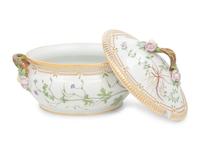A Royal Copenhagen Flora Danica Porcelain Tureen