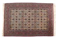 A Tabriz Silk Rug 7 feet 3 inches x 5 feet 1 inch. — 20TH CENTURY