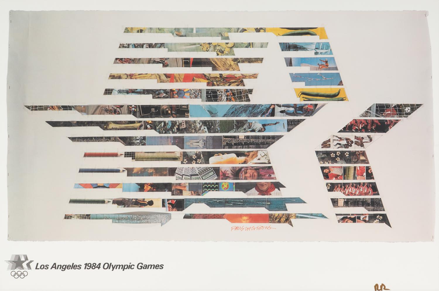 A group of 9 Los Angeles 1984 Olympics Posters