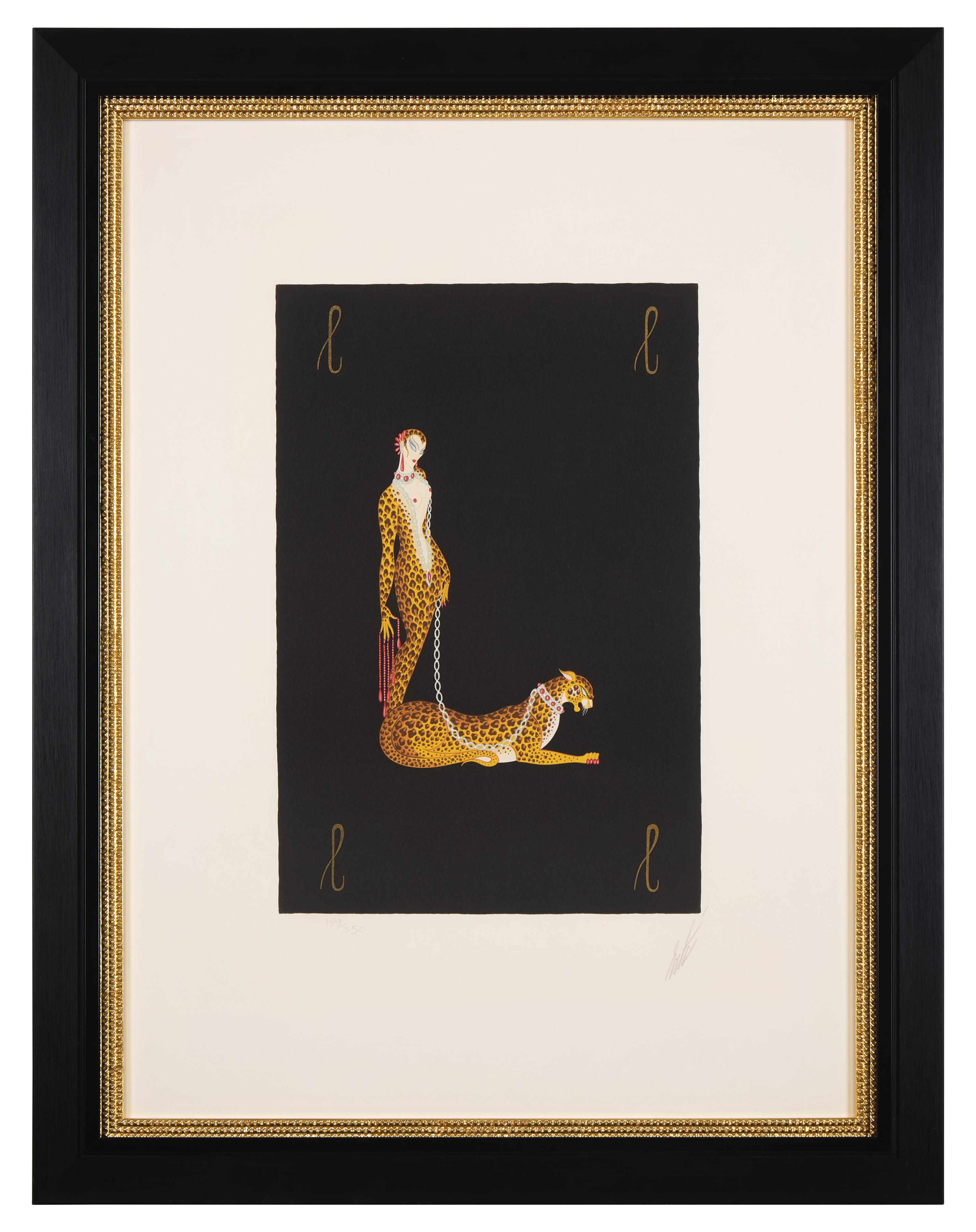 Letter L (from The Alphabet ) , 1976 and Slave of Salome, 1983 (two works)