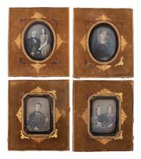 [EARLY PHOTOGRAPHY]. Half plate daguerreotype collection identified to the Ellis/Boyd Family of Baltimore, MD.