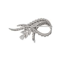 PLATINUM AND DIAMOND BROOCH
