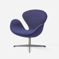 Arne Jacobsen (Danish, 1902-1971) "Swan" Chair, Fritz Hansen, Denmark, designed 1958, the present lot 1960s