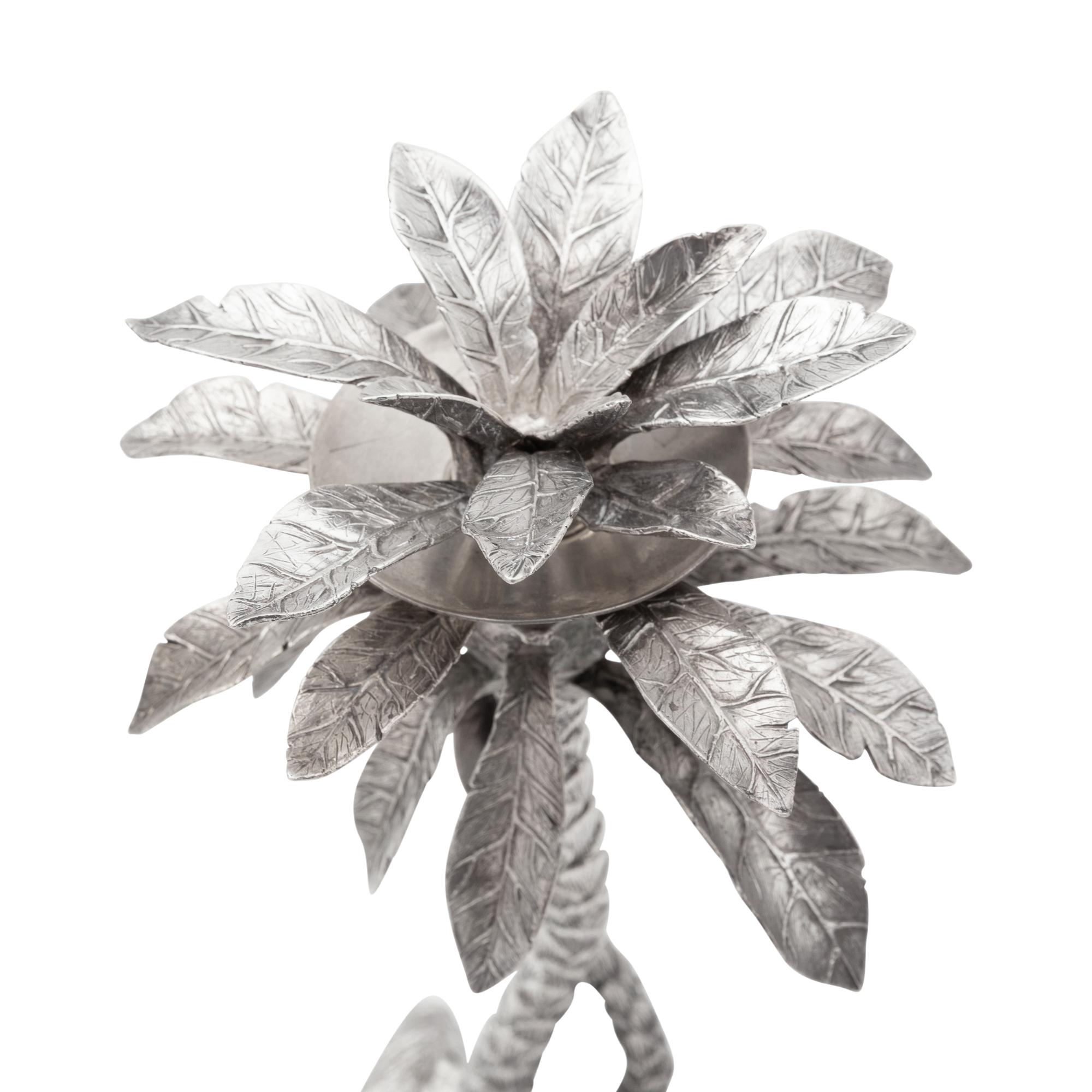 Patrick Mavros (London and Harare, Zimbabwe, Est. 1978) — Three Equatorial Palm Tree Candle Holders, 1996