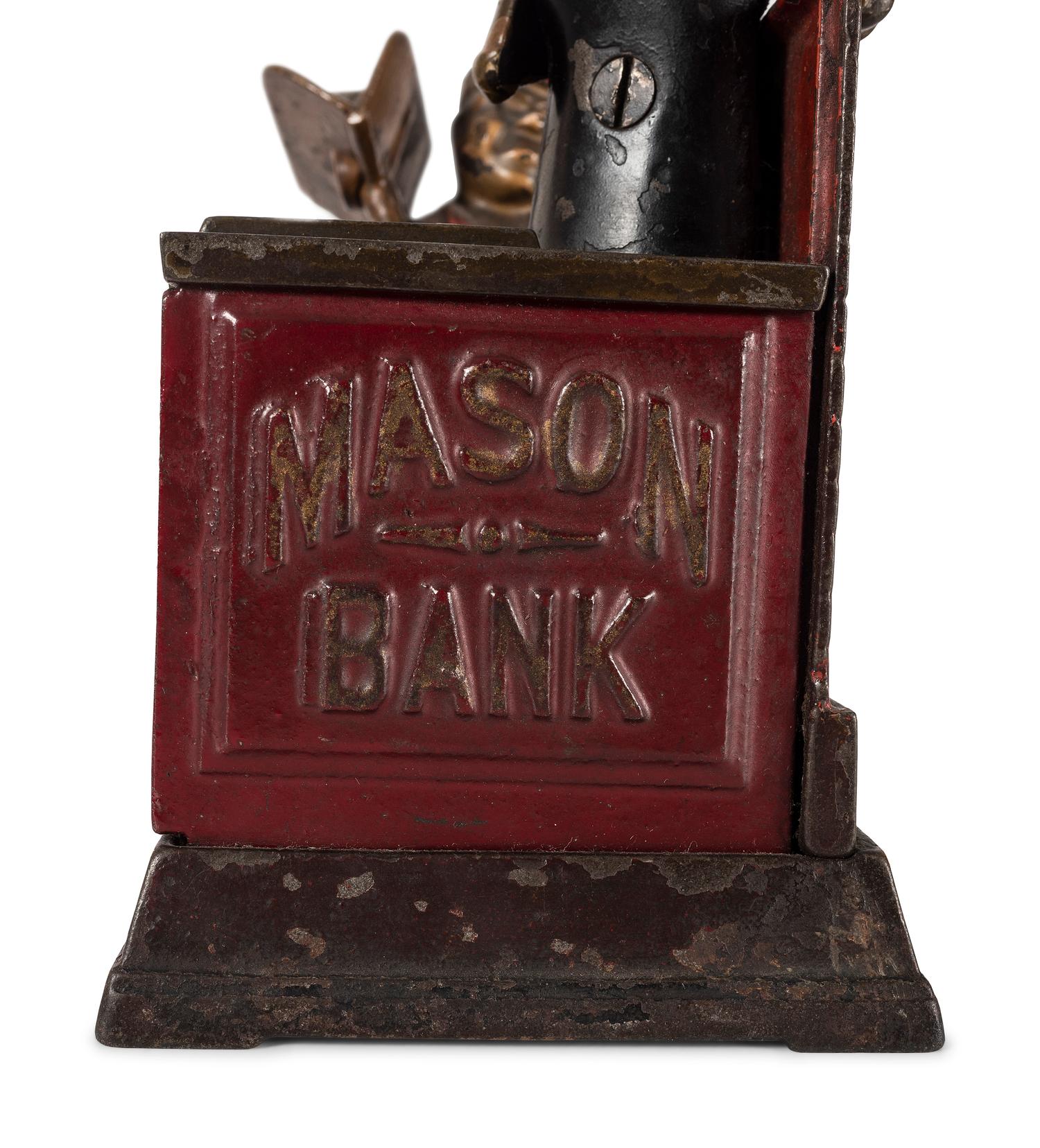 A Mason Cast Iron Mechanical Bank