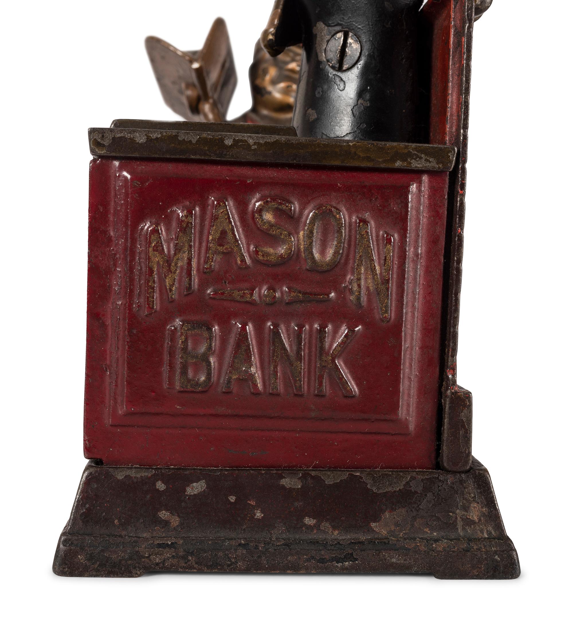 A Mason Cast Iron Mechanical Bank