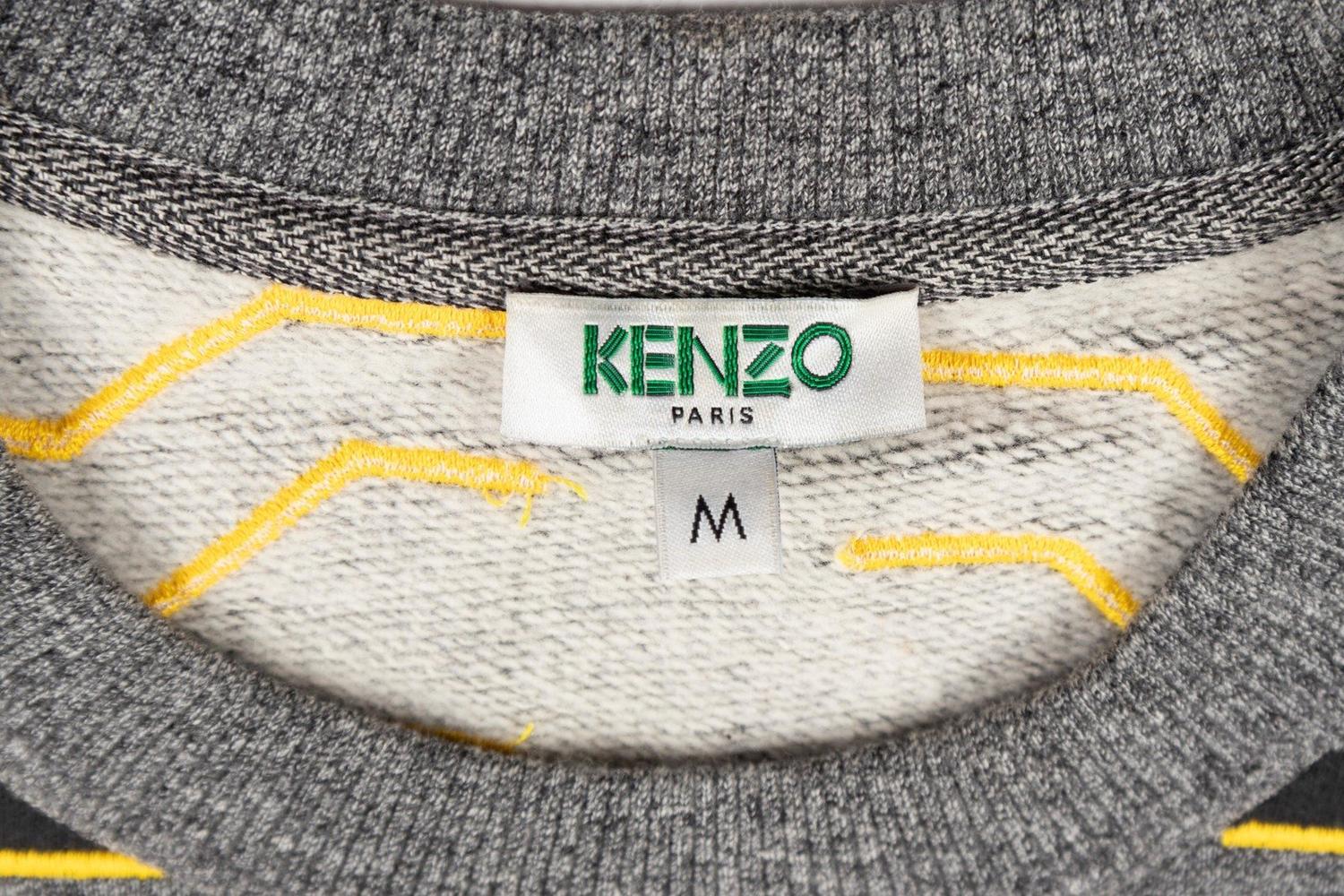 Three Men's Designer Sweaters; One Balmain Sweater, Two Kenzo Sweatshirts, c. 2017 — BNY 55, 66, 174