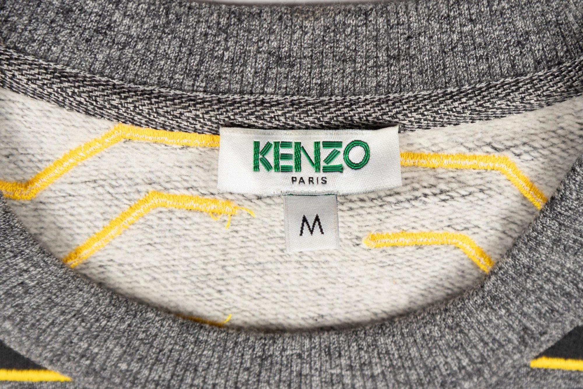 Three Men's Designer Sweaters; One Balmain Sweater, Two Kenzo Sweatshirts, c. 2017 — BNY 55, 66, 174