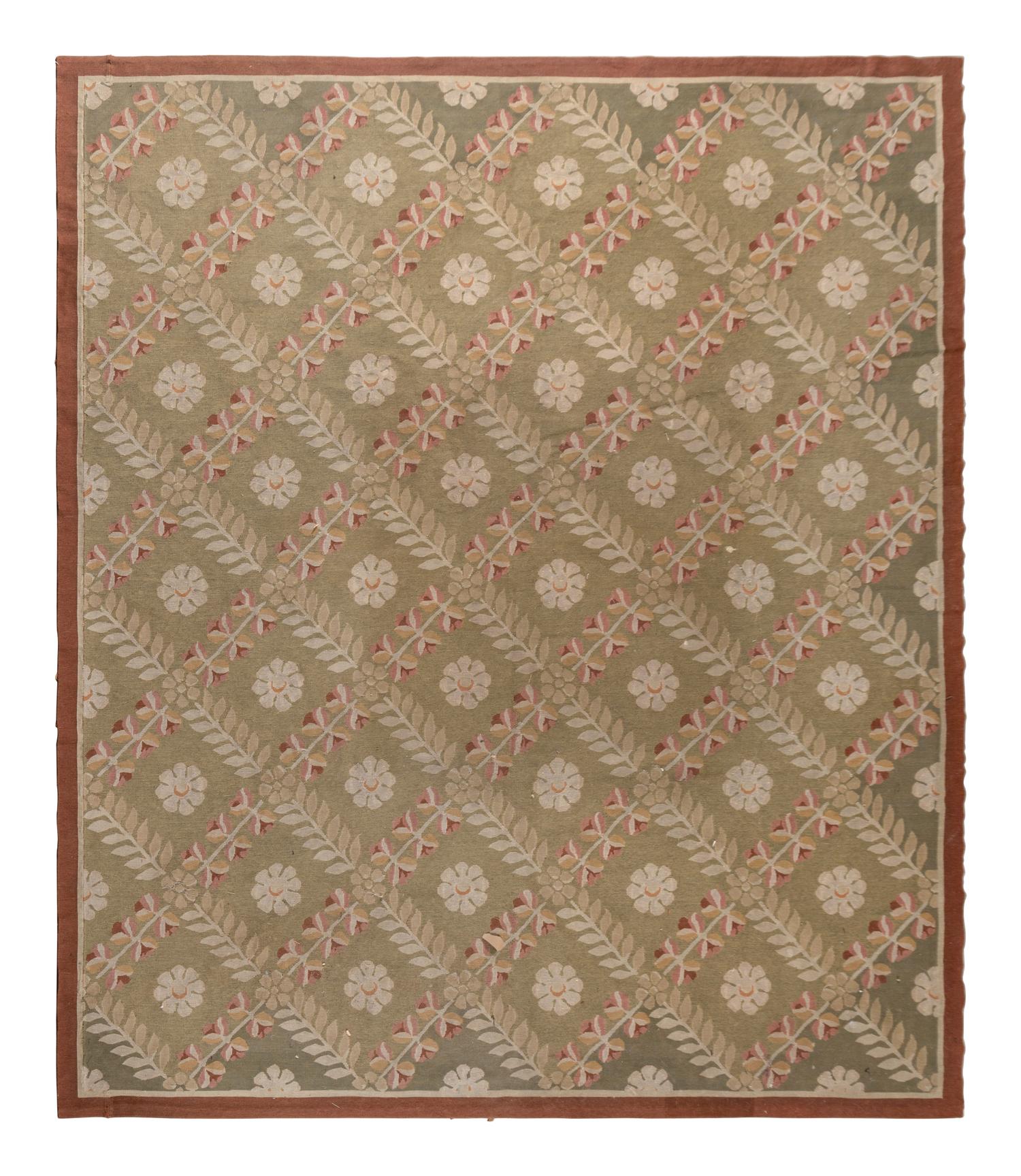 An Aubusson Style Wool Rug