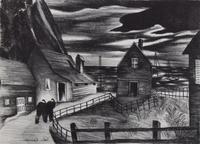 John Lonergan, (American, 1897-1969), At the Dock