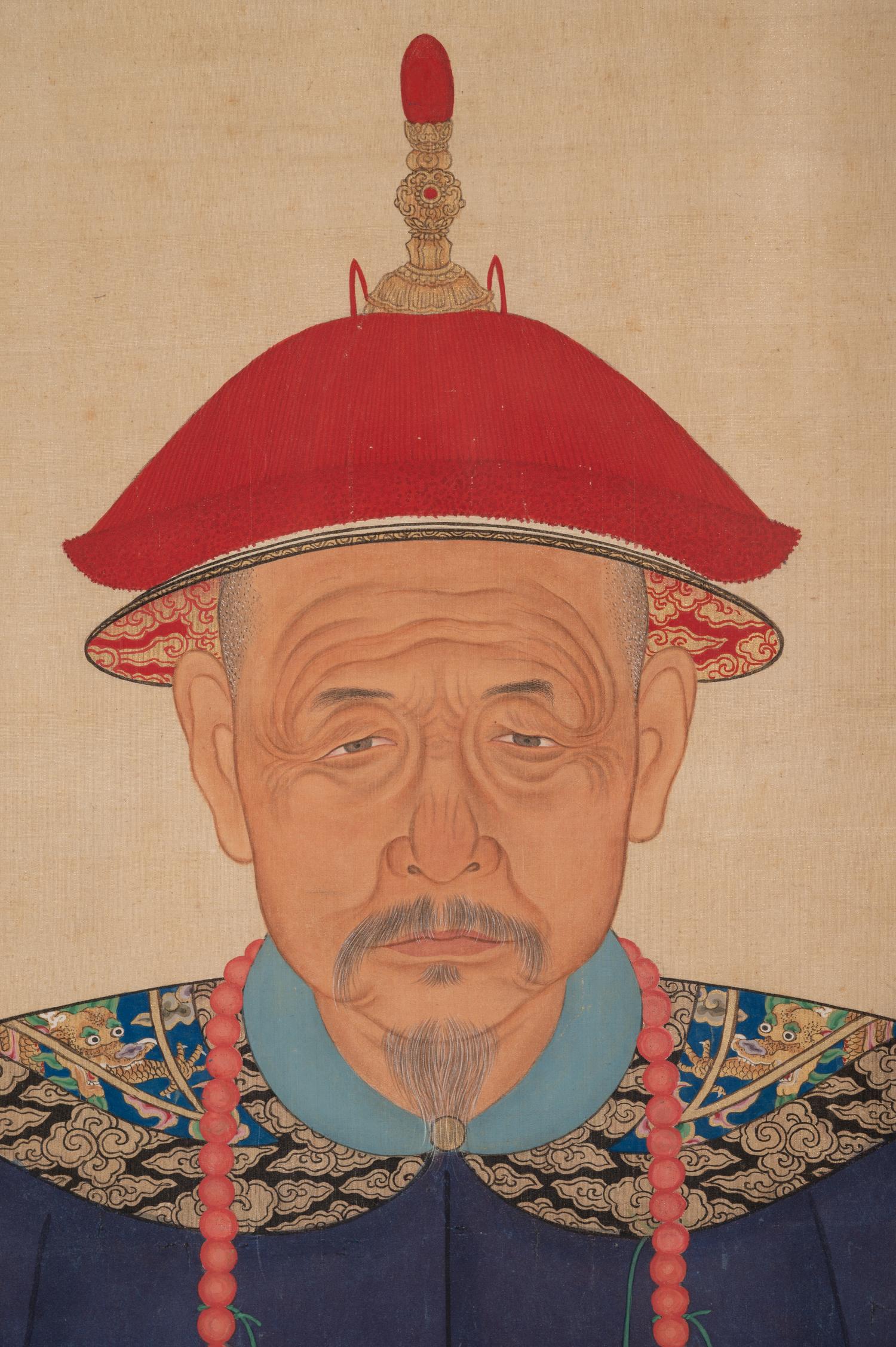 A Large Chinese Ancestor Portrait