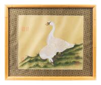 A Set of Six Chinese Works on Silk — 20TH CENTURY