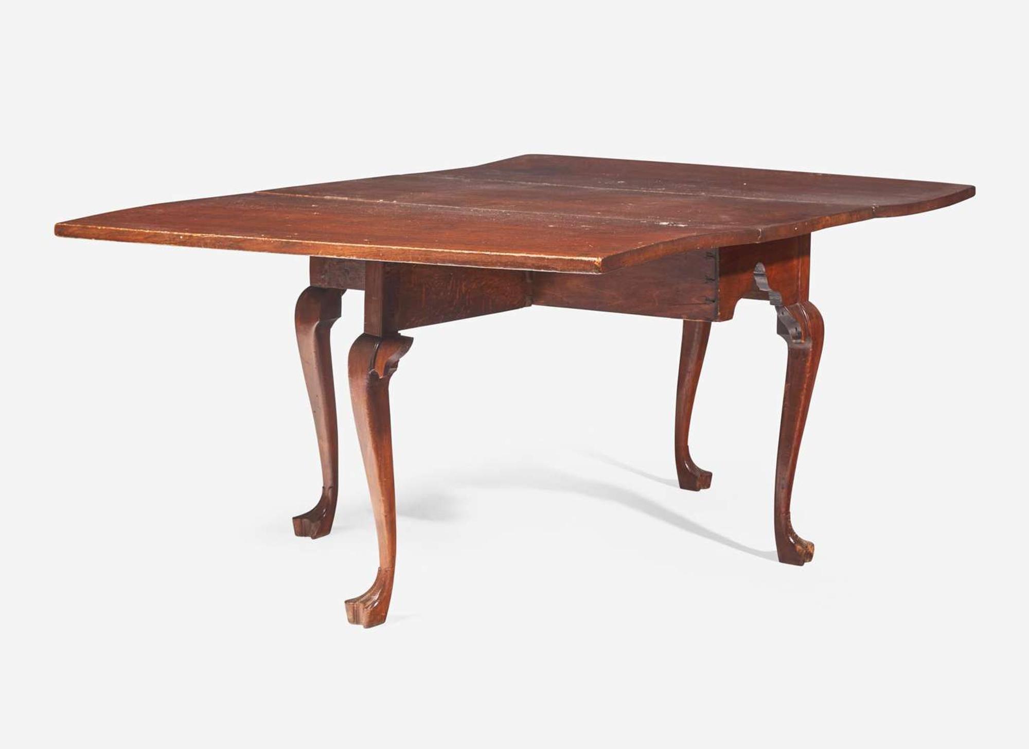A Queen Anne walnut drop-leaf table, Pennsylvania, circa 1770