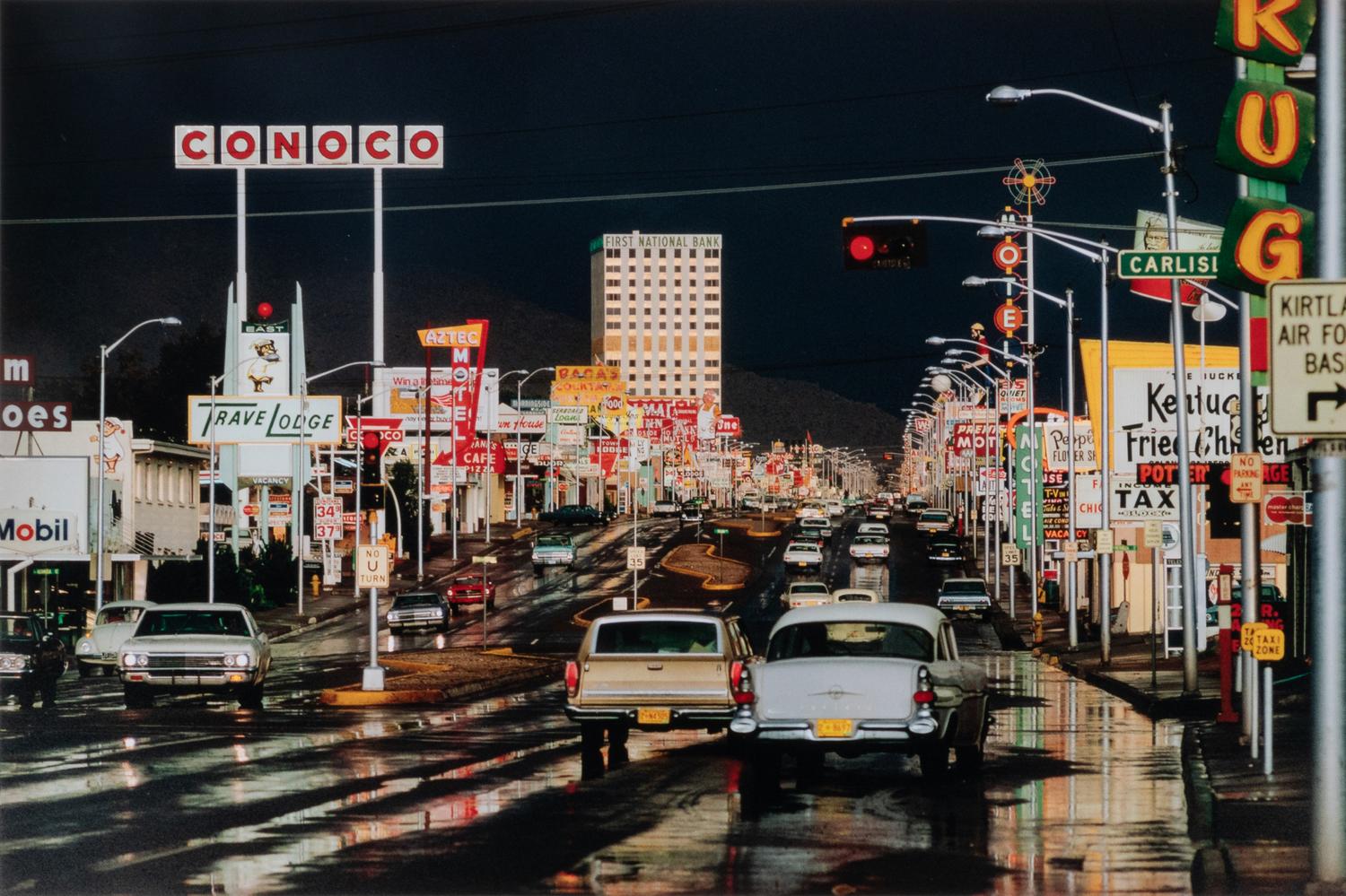 Ernst Haas (1921-1986) Route 66, Albuquerque, New Mexico, 1969