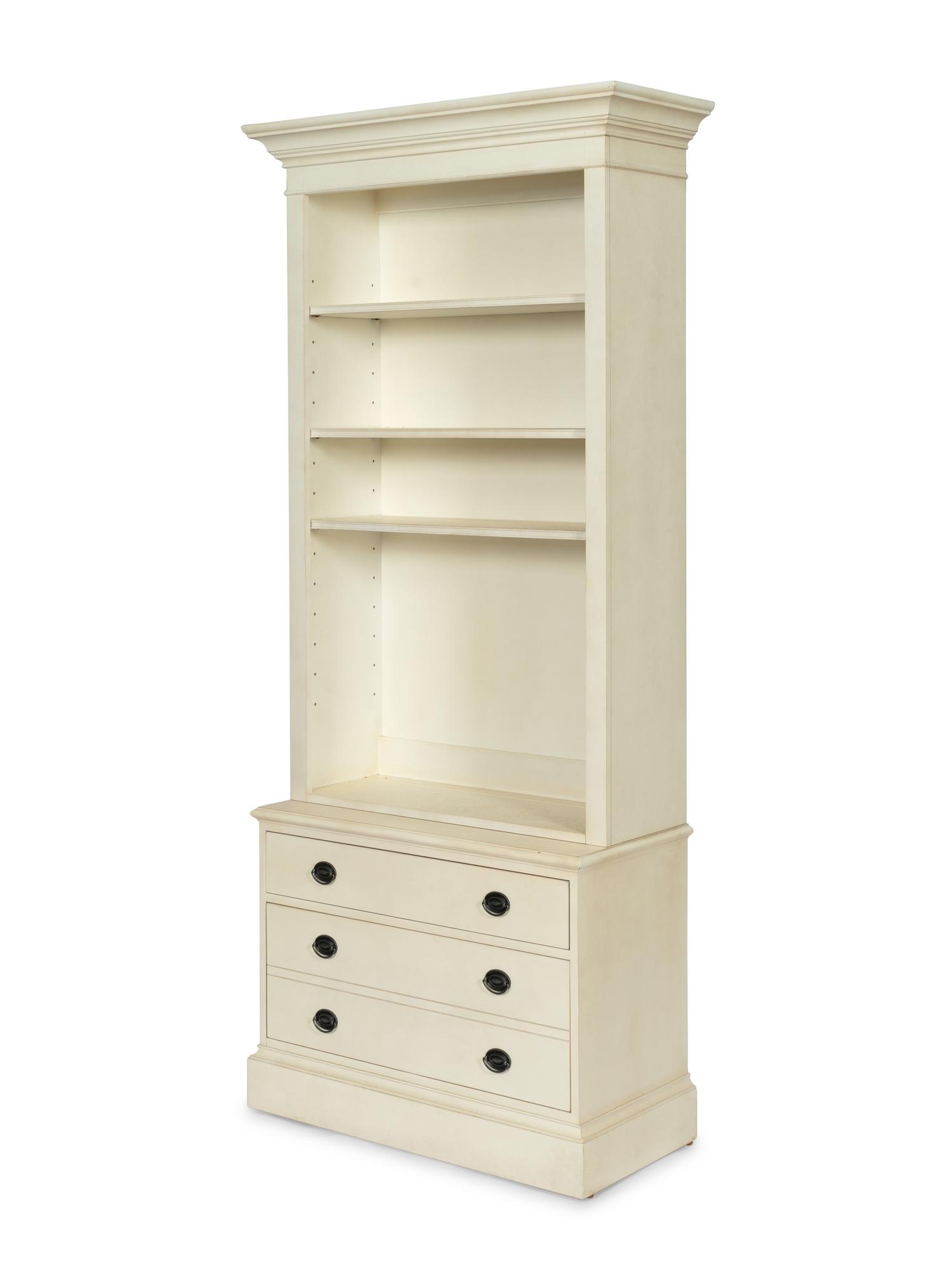 A White-Painted Bookcase