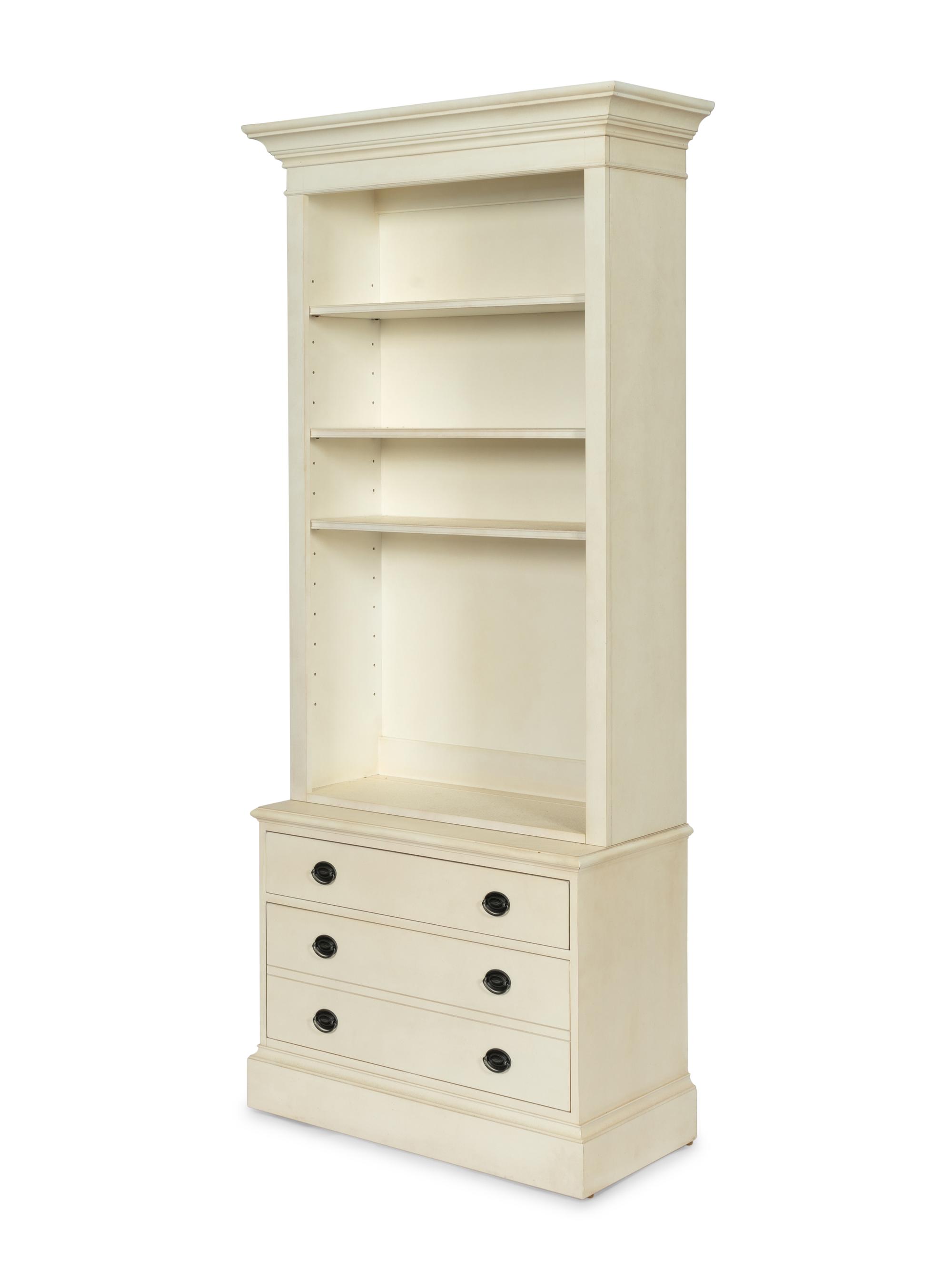 A White-Painted Bookcase