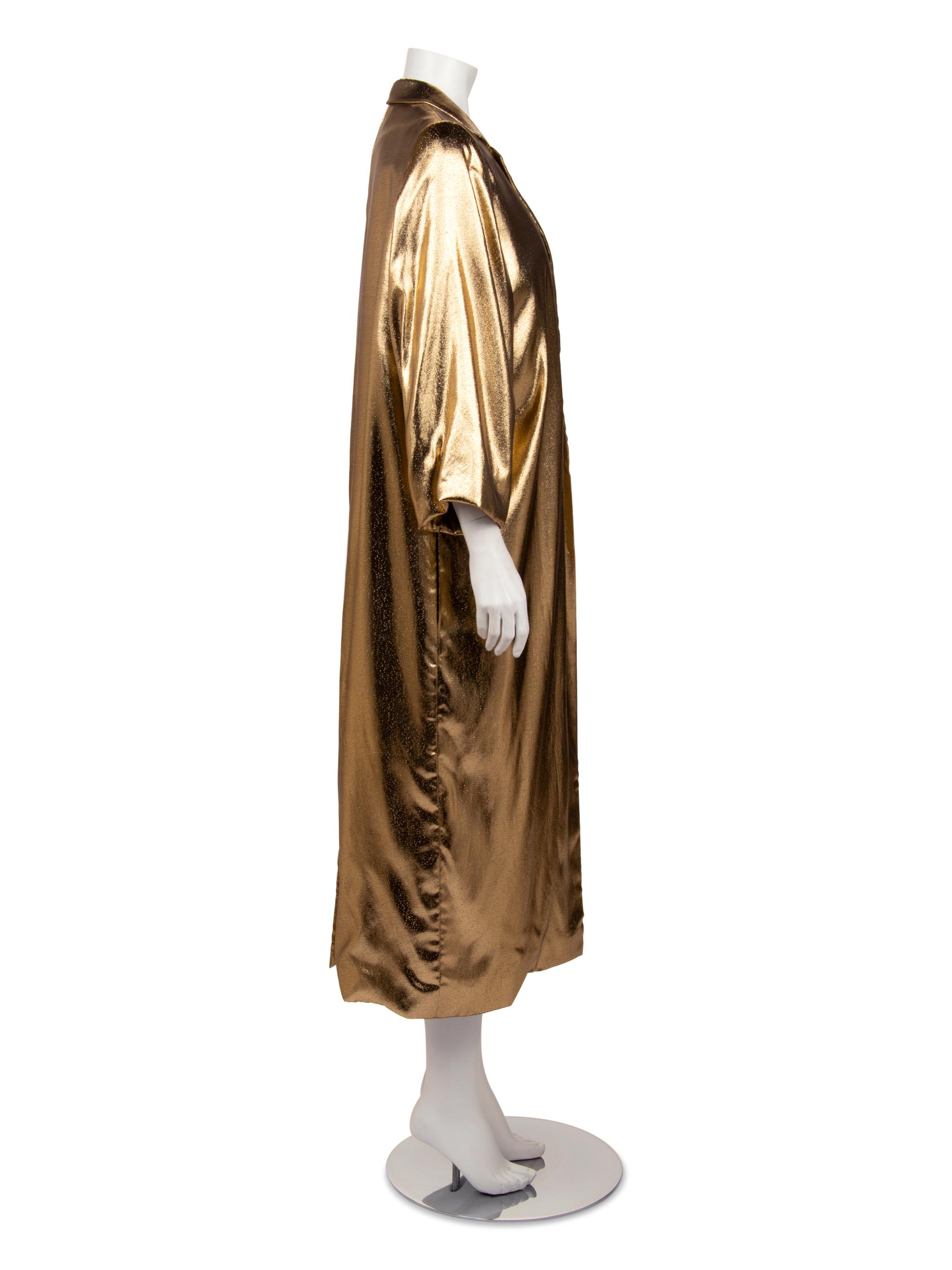 Christian Dior Haute Couture Lamé Long Jacket