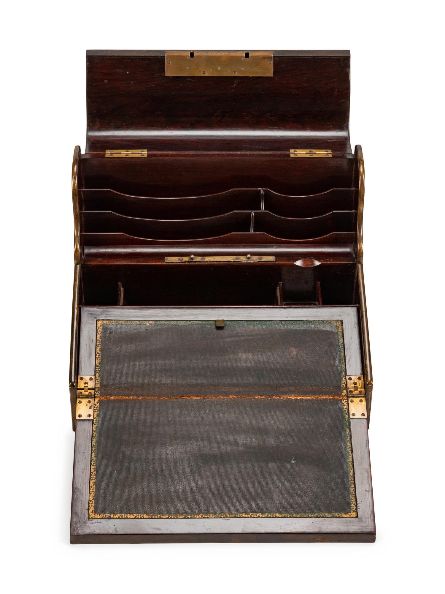 A French Boulle Eight-Piece Desk Set — 19TH CENTURY